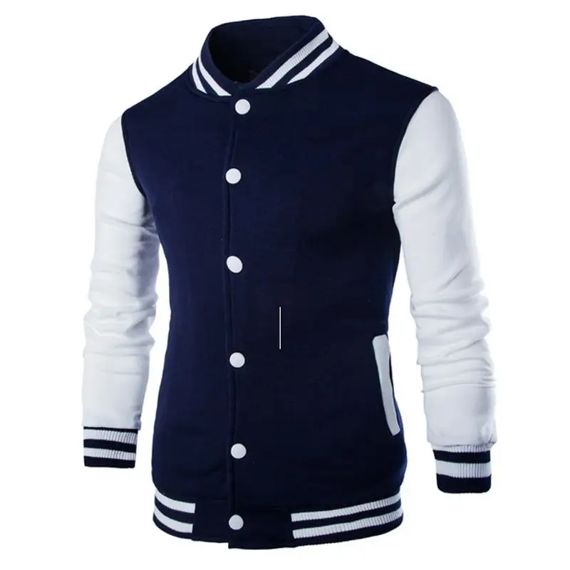 

2018 New Men Hoodies Mens Jacket Coat Collar buttons Design Men's Autumn Casual Sweatshirt Long Sleeve High Quality Hoodies Men