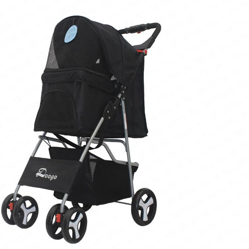 Out-of-the-way Light Pet Stroller Dog Stroller Foldable Four-wheeled Cat and Dog Universal Pet Supplies Outdoor Poussette Chien Out-of-the-way Light Pet Stroller Dog Stroller Foldable Four-wheeled Cat and Dog Universal Pet Supplies Outdoor Poussette Chien