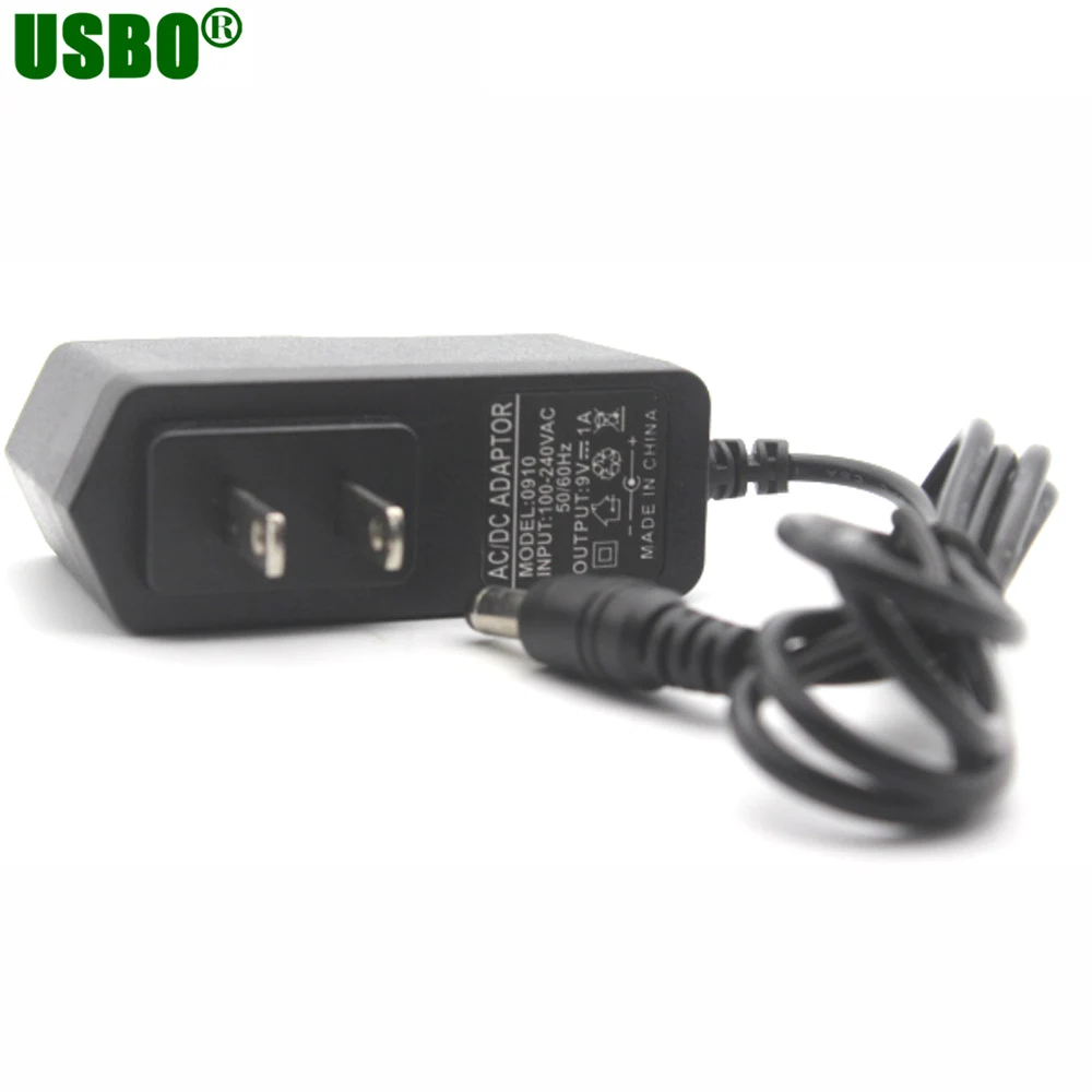 Черный 1m 3v 1a 5 5*2 5mm 1mm 100 240V eu us радио Регулируемый источник питания от переменного