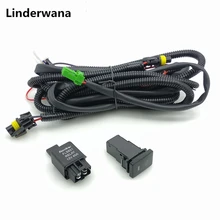 Beler h11 cablagens soquetes fios conector + interruptor para mitsubishi renault renault peugeot citroen ford nissan toyota