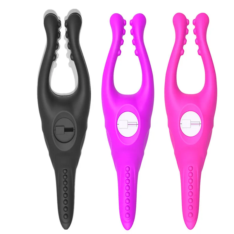 Sex Nipple Clamps Vibrator Breast Pump Vibrator SM Breast Fetish Flirting Adult Sex    Products For Women Erotic Toys Sex Shop 