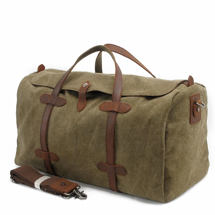 Book Of Canvas Duffle Bag For Women In Uk By Emma Sobatapk Perfect Men Women Retro Canvas Leather Shoulder Bag Overnight Duffle