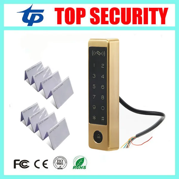 

IP65 Waterproof Door Access Control System Touch Keypad 125KHZ RFID Card Access Controller Standalone Door Access Control Reader