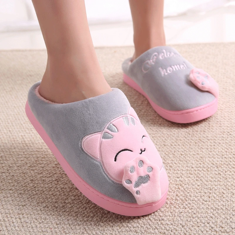 Women-Winter-Home-Slippers-Cartoon-Cat-Home-Shoes-Non-slip-Soft-Winter-Warm-Slippers-Indoor-Bedroom (1)