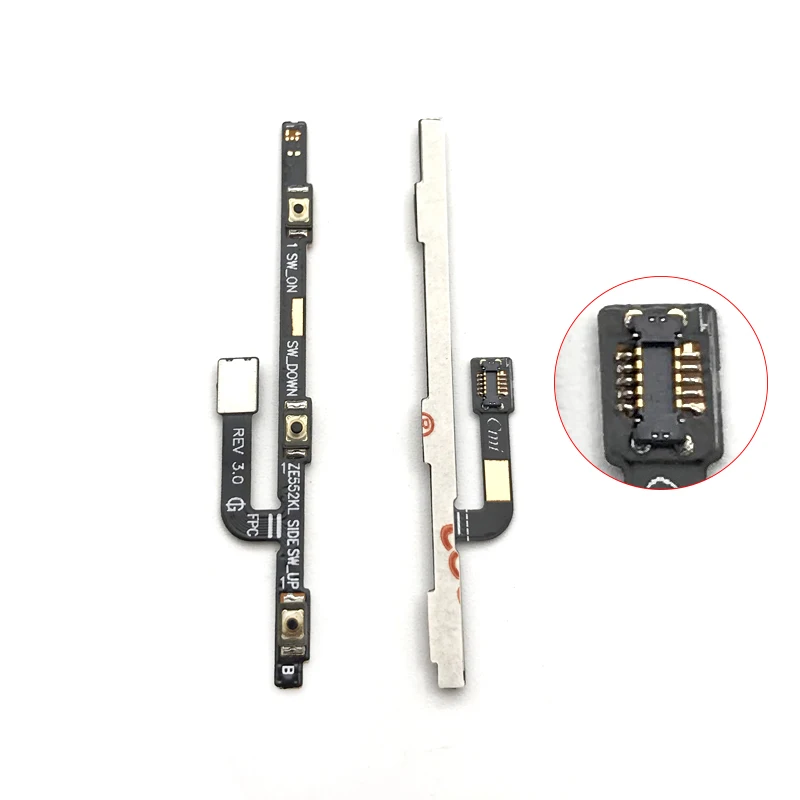 

New Compatible For Asus Zenfone 3 ZE552KL ZE520KL Power Button On Off Mute Volume Switch Connector Flex Cable