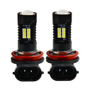 

2Pcs Fog Lights Bulb H8 H11 Led HB4 9006 HB3 9005 Fog Lights Bulb 3030SMD 1200LM White Car Driving Running Lamp Light dc 12V