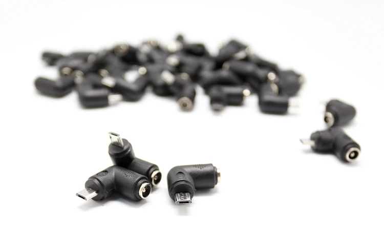 Адаптер зарядного устройства с гнездовым разъемом на Micro USB 1 шт. 5 мм x 2 5/2 мм|usb b|usb b