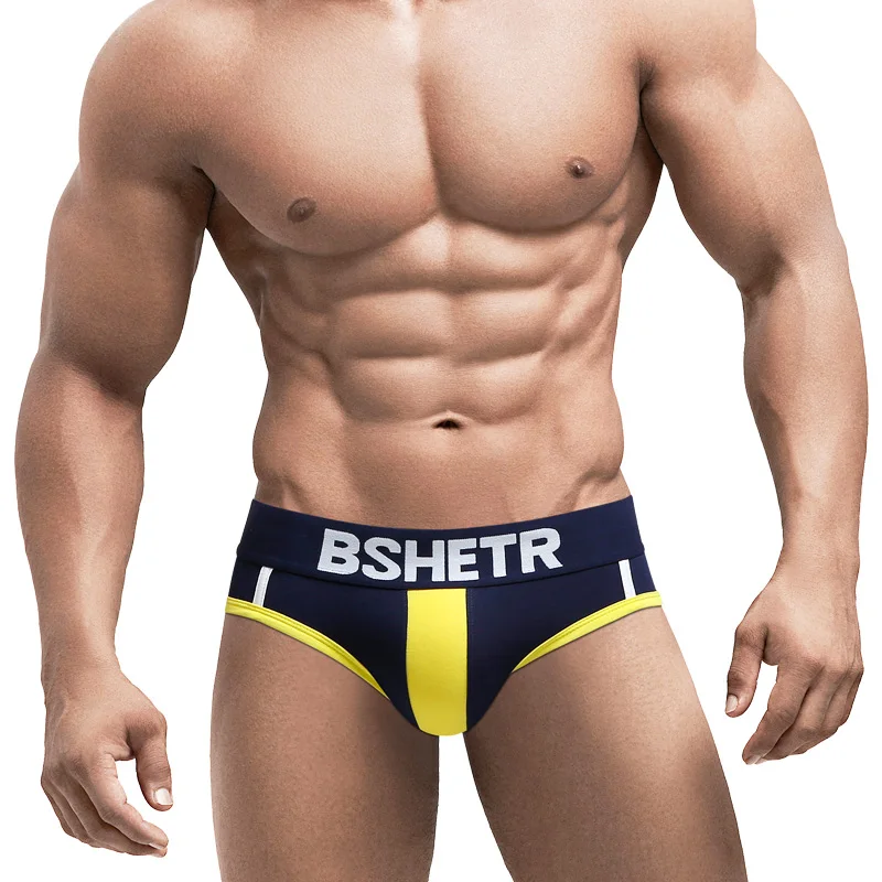 

New BSHETR Brand Male Underwear Briefs Men Soft Briefs Male Panties Slip Cueca Cotton Men's Briefs Gay Underpant Fashion Pants
