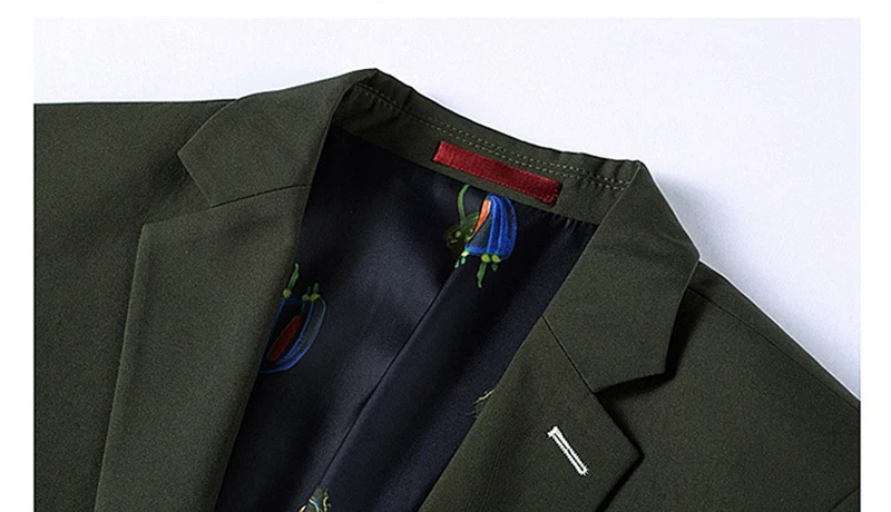  One Button Blazers Men Suits Luxury Solid Color Slim Fit Male Blazers Suits Wedding Jacket Coat Plus Size M-4XL (19)