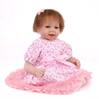 

22inch Reborn Dolls Kids Toy Silicone reborn vinyl newborn collectible Doll lifelike bedtime play house toys reborn toddler