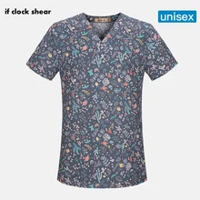 Медицинская хирургическая Униформа уход Скраб Топы ветеринарная больница доктор рабочая одежда для женщин и мужчин медицинская красота униформа для салона