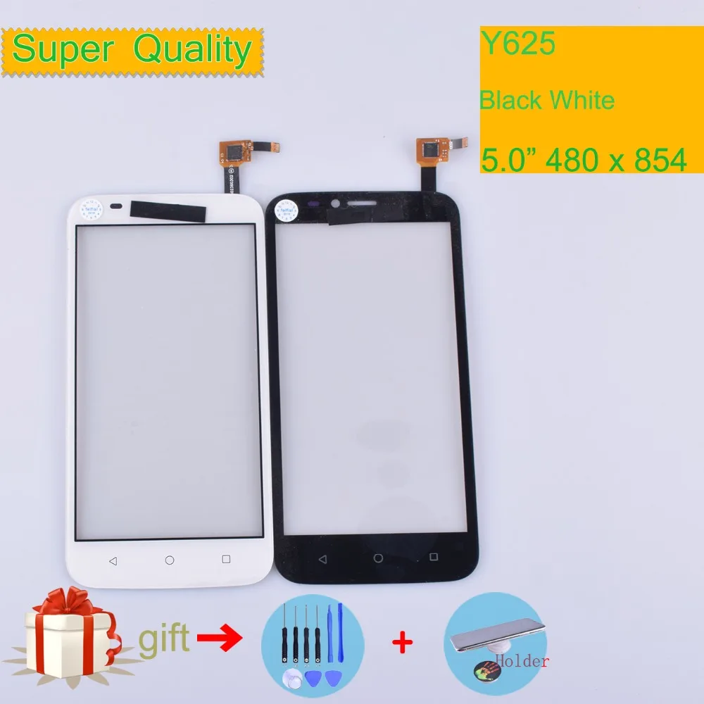 Для Huawei Ascend Y625 Y625-U51 сенсорный экран панель Датчик дигитайзер Переднее внешнее стекло объектив Замена