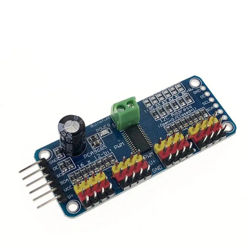16-канальный видеорегистратор 12-битная ШИМ/Servo Driver-I2C интерфейс PCA9685 модуль для arduino
