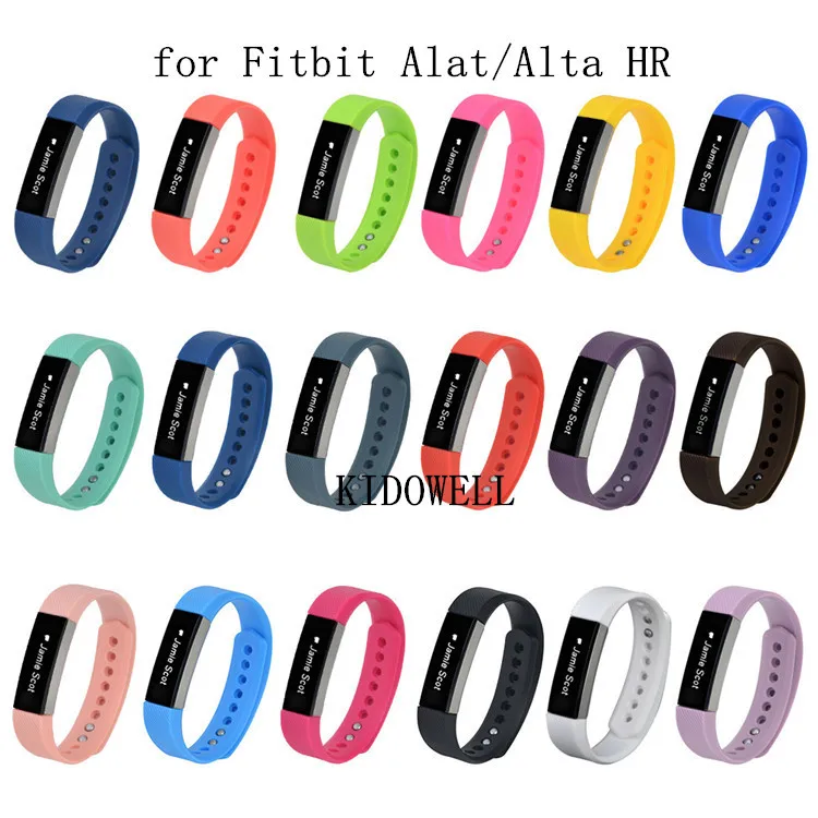 

Hot Selling! Colorful Silicone Replacement Wrist Band S / L for FitBit Alta / Alta HR Straps Bracelet Replacement Accessories