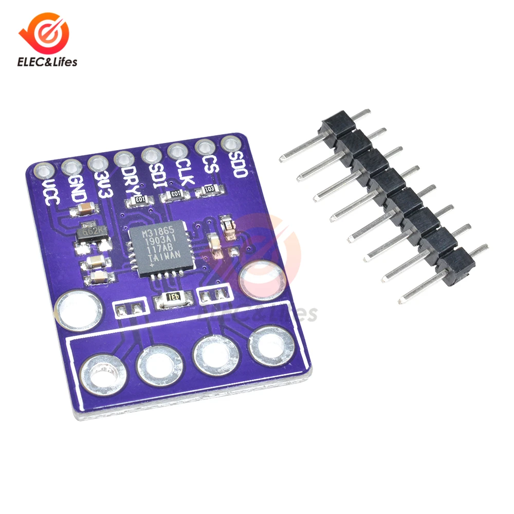

MAX31865 RTD Platinum resistance temperature detector PT100 to PT1000 Temperature Thermocouple sensor module 3.3V/5V For Arduino