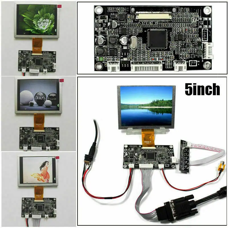 Latumab 5 дюймов ZJ050NA-08C ЖК-экран+ VGA AV ЖК-контроллер драйвер платы 640x480