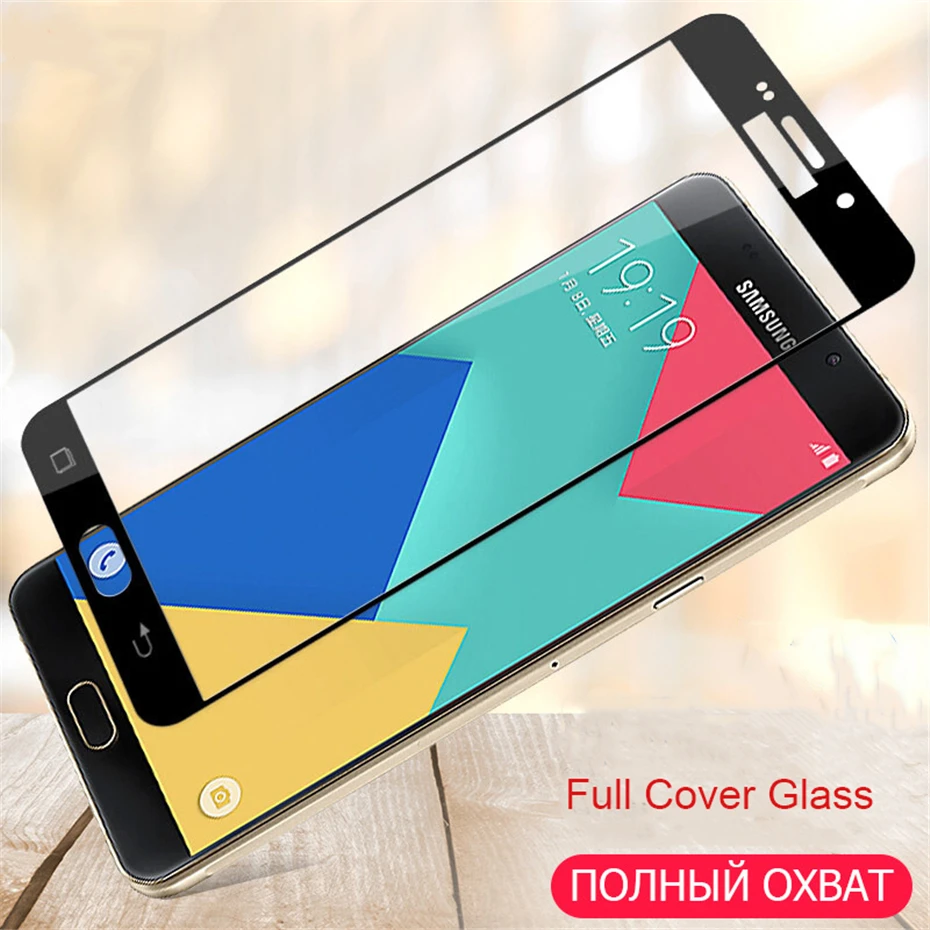 For Samsung Galaxy A5 2017 A3 A7 2016 A510 Tempered Glass Protective Glass For Samsung Galaxy A8 2018 A720 A320 Screen Protector (8)