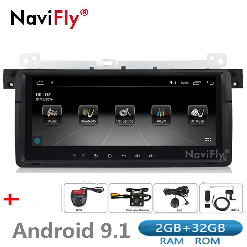 

8.8inch Android 9.1 Car Radio multimedia Canbus For BMW E46 M3 318/320/325/330/335 Rover 75 1998-2006 GPS Navigation WIFI BT RDS