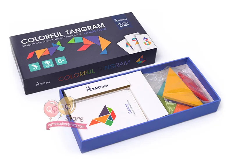 MiDeer Деревянный Tangram Дошкольное Игрушки для маленьких детей Головоломка для раннего развития игрушки для детей игры