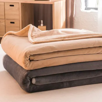 

Large Coral fleece blanket Bed Cover Bedding soft sheets Microfiber Air-Conditioned gift Throw on sofa For home travel Sofa Bed
