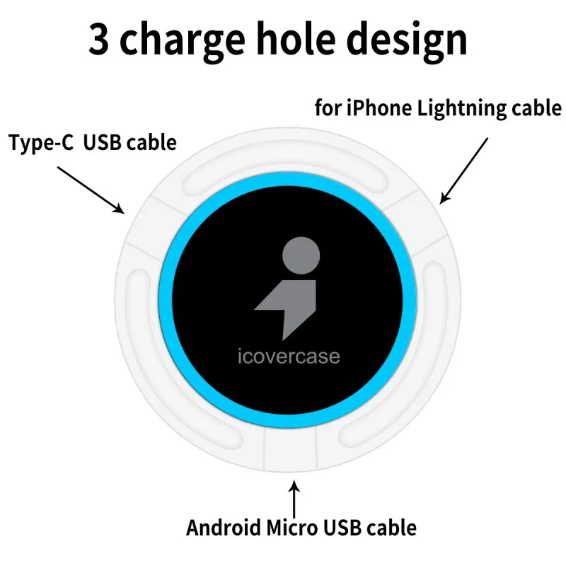 Wireless Case Charger For iPhone 7 6 6S Plus 7plus Phone Charging Bank Power Charging Pad For iPhone SE 5 5S 5C Charger Cases (24)