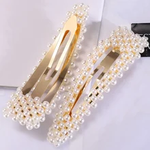 Модные Когти для волос имитация жемчуга женский головной убор аксессуары для женщин шпильки пластиковые эластичные заколки