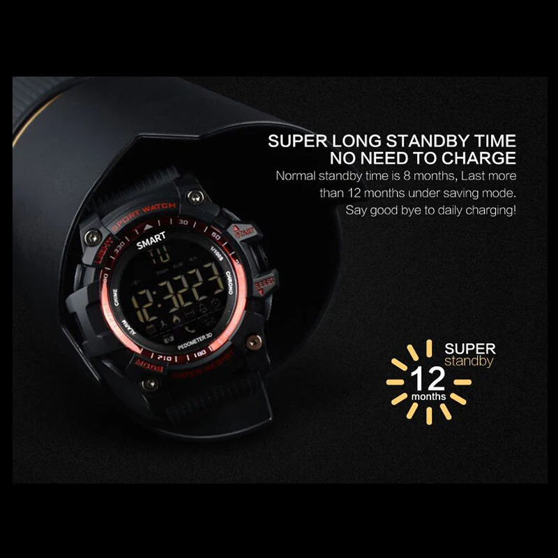 Smart Watch Men Sport Wristband Digital Watches Bluetooth Pedometer Call Message Reminder Waterproof Smart Watch for IOS Android (25)