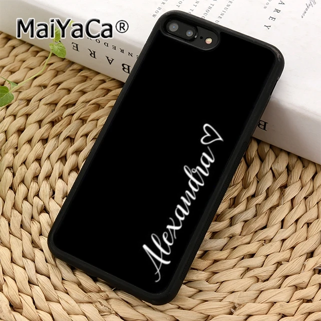 MaiYaCa персонализированное имя пользовательский текст телефонный чехол для iPhone 11 12