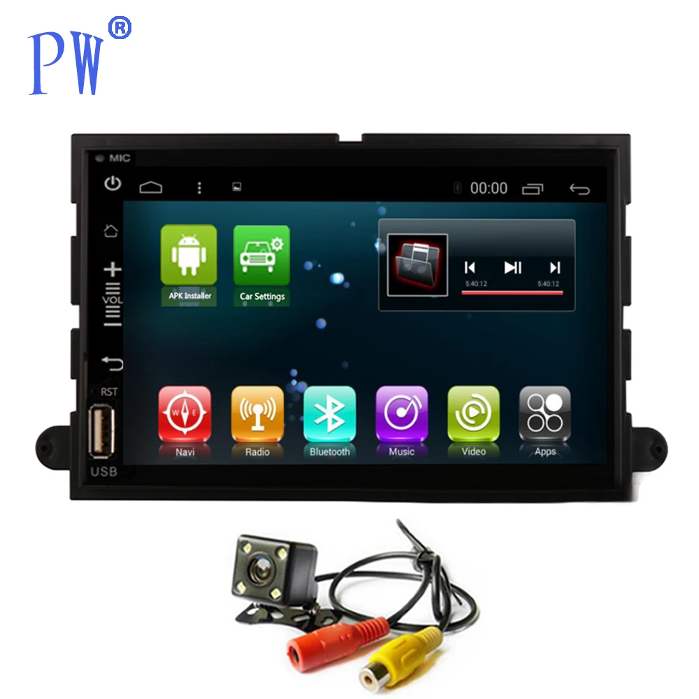 Android 7.1/8.0 Car Radio GPS Head Unit Navi for Ford F150 Fusion Expedition Mustang Explorer Auto Multimedia Player Navigation