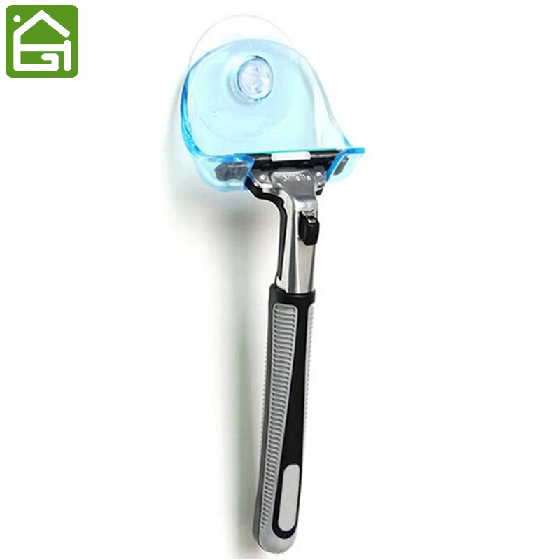 

Plastic Shaver Holder Super Suction Cup Razor Rack Bathroom Storage Rack for Shaver Razor Holder
