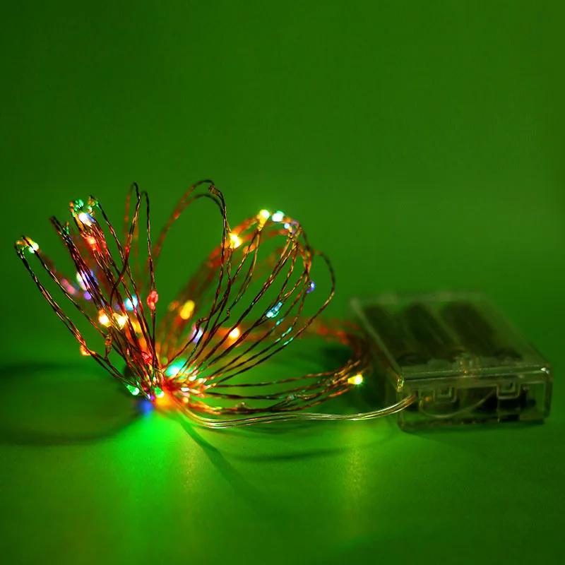 

LED lights flash lamps festival decoration Christmas wedding waterproof droplets light string of battery light string