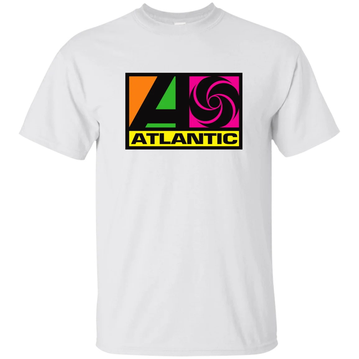 Atlantic Records лейбл G200 Gildan Ultra хлопковая Футболка Повседневная принтованная футболка