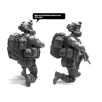 

1/35 U.S Army Seals Marine Masked Military Soldier Resin Model Figure Kit Gifts For Boys