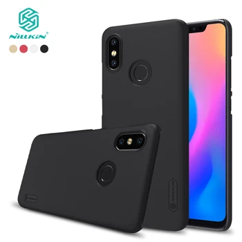 

For xiaomi mi 8 case cover 6.21 inch NILLKIN Frosted PC Matte hard back cover Gift Phone Holder for xiaomi 8 case for mi8