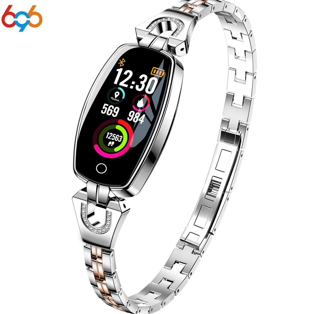 696 Smartwatch Heart Rate Monitor Woman Smart Wrist Watches Digital Intelligent Sport Bracelet Pedometer Calorie Smart Watch Wom