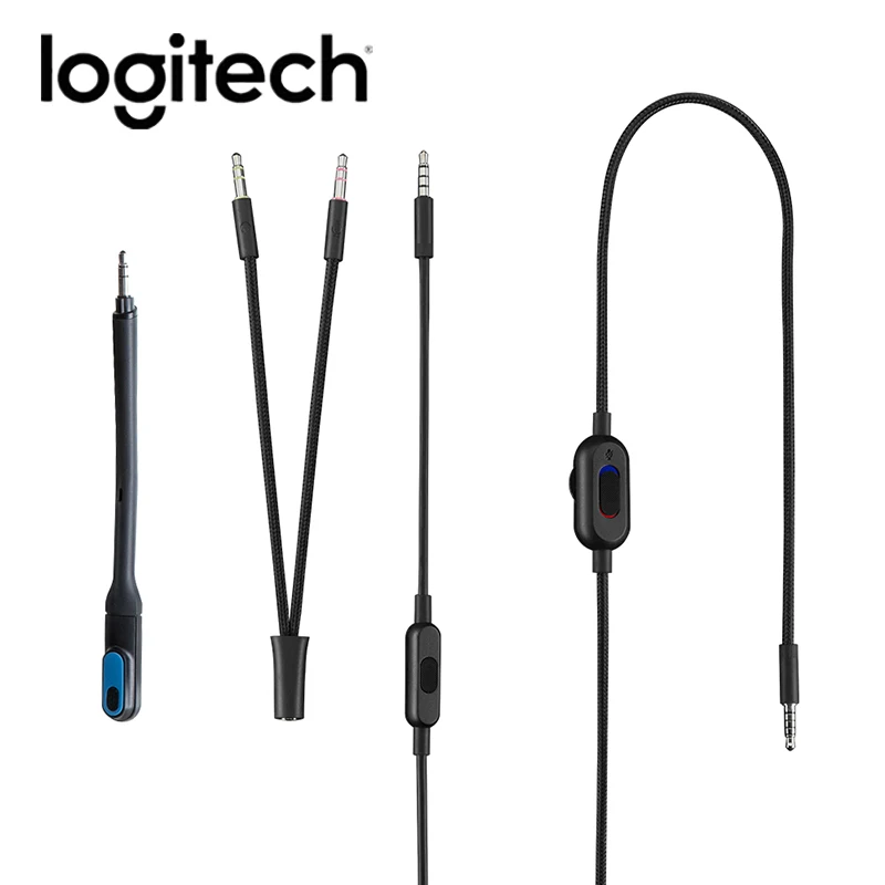 Оригинальные Игровые наушники Logitech G233 progy с проводным управлением и микрофоном