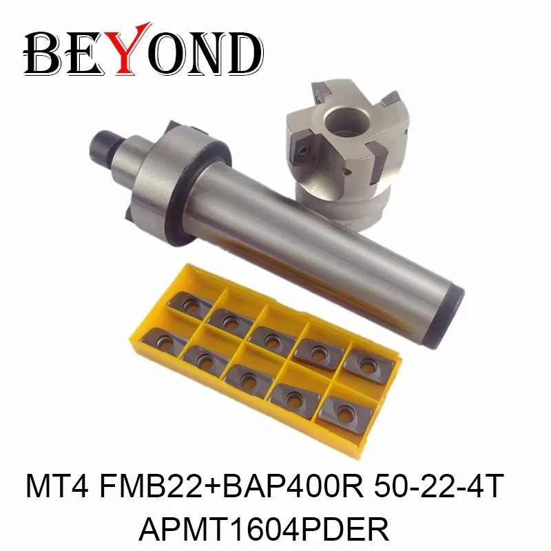 Фрезерный станок с ЧПУ MT2 FMB22 M10 MT3 M12 MT4 хвостовиком BAP400R 50 22 10 вставками APMT1604 для