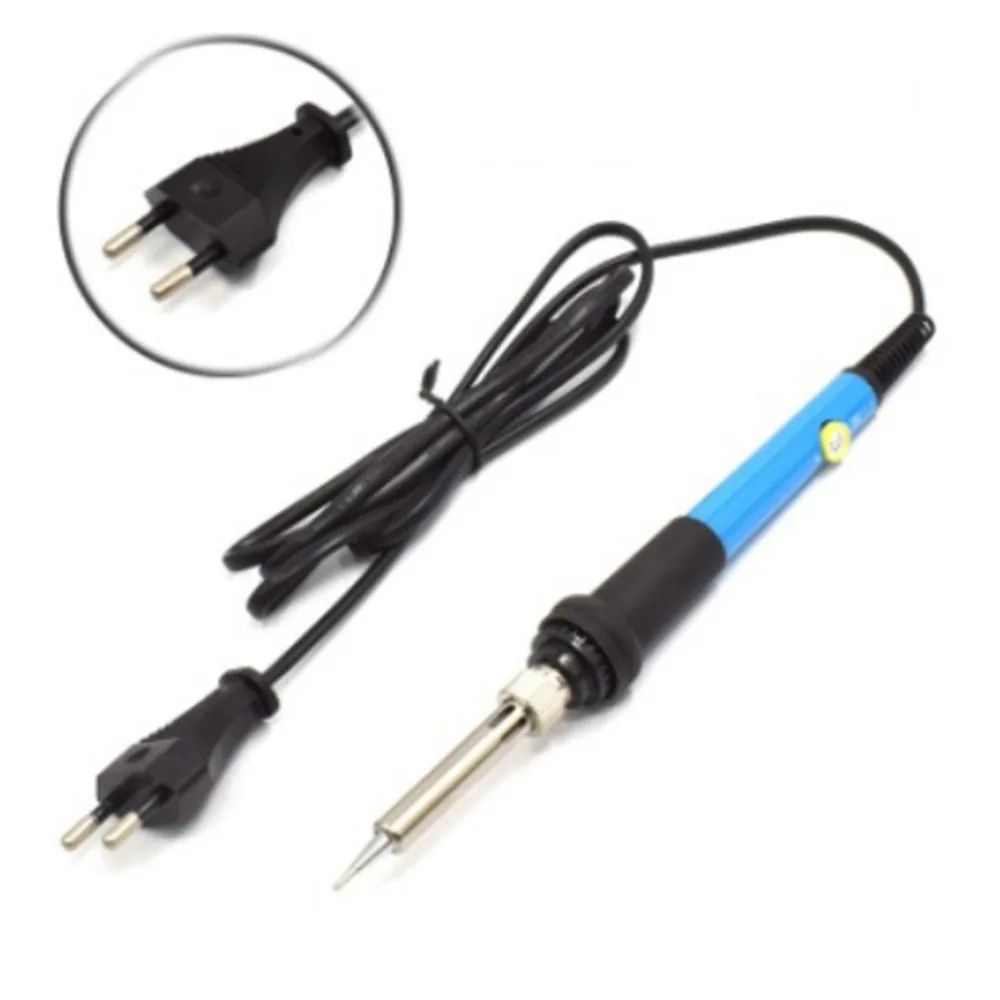 EU 60W Soldering Iron With Temperature Adjustment For Reliable Electronic Circuit Repairs By Eliminating Component Damage