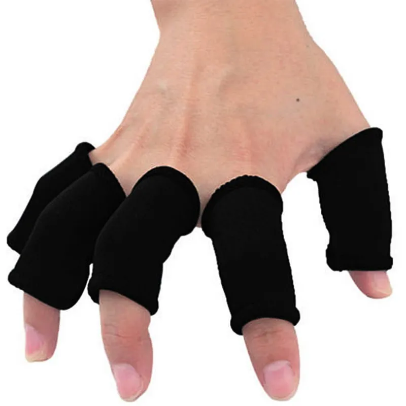 10 قطعة جديد الرياضة واقية الفرقة الاصبع ضمادة دعم كرة السلة الكرة الطائرة قفاز إصبعي كم راشدين 10 قطعة جديد الرياضة واقية الفرقة الاصبع ضمادة دعم كرة السلة الكرة الطائرة قفاز إصبعي كم راشدين