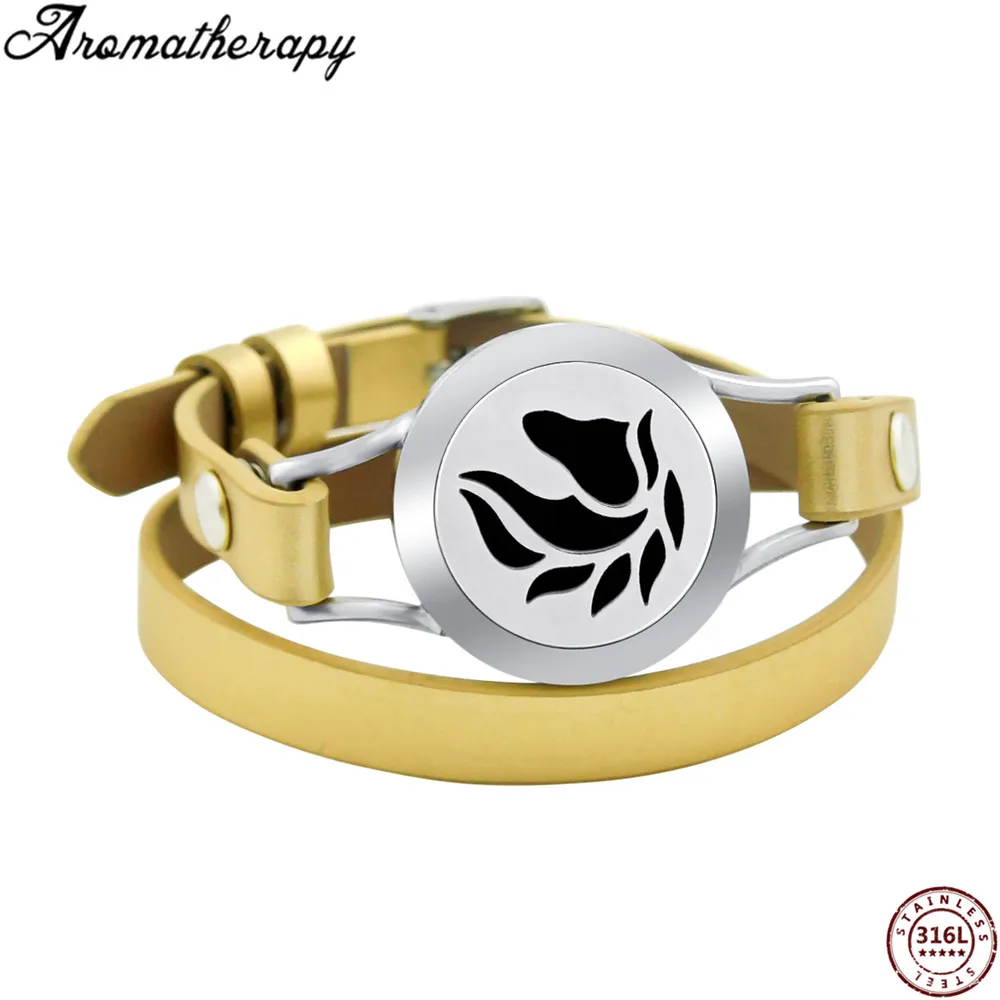 AS-008 aromatherapy leather bracelets (20)