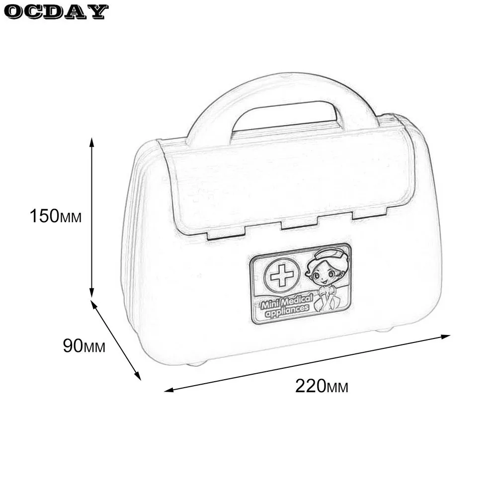 15 шт Притворись для врача для Медсестры Медицинский случае набор для ролевых игр для раннего обучения детей игрушки в подарок на день