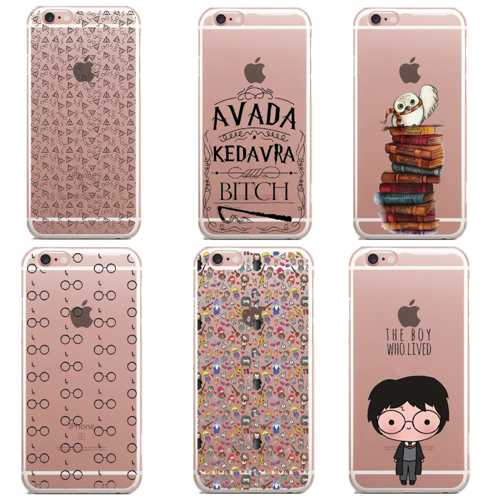 harry potter gozluk baykus hedwig kitap yumusak silikon tpu telefon kiliflari iphone 6 6s 5 5s se 7 7 arti 6s arti 8 8 arti x 5 8