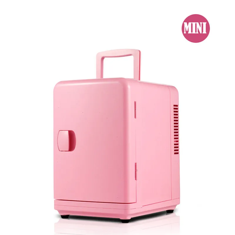 6L Mini Car Fridge Multi-function 12V Travel Refrigerator Cooler Warmer Portable Electric Icebox Cooler Box Freezer