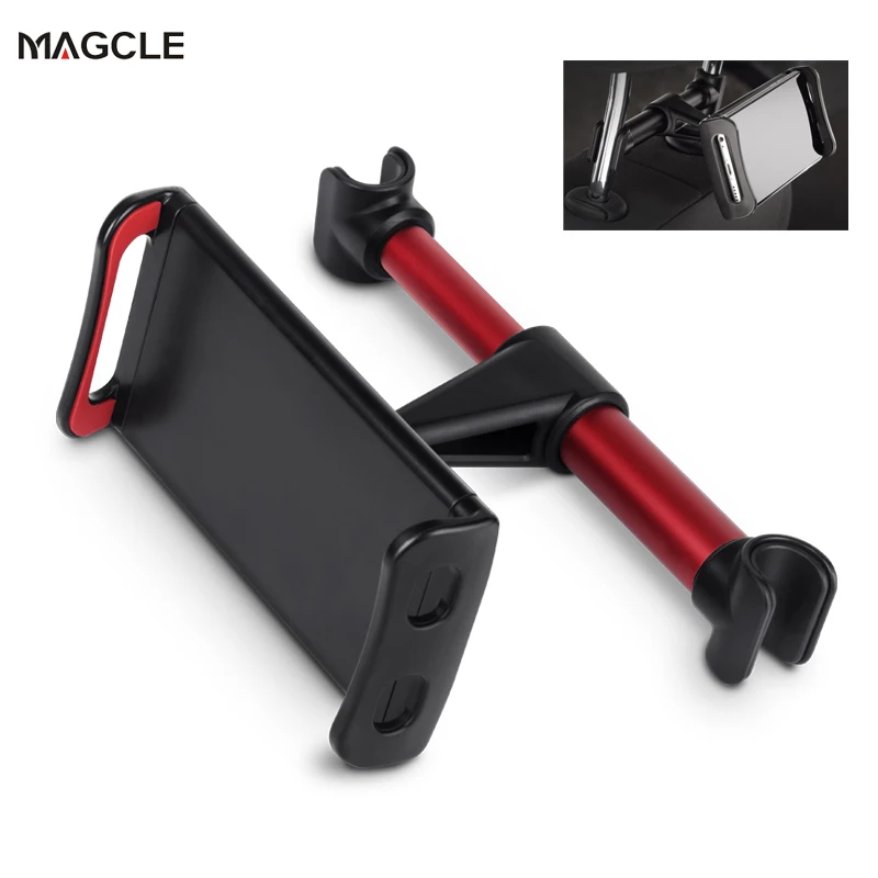 

MAGCLE Car Back Seat Holder 360 Degree Rotate Stand Auto Headrest Bracket For Tablet PC Smartphones For Iphone 8 X 7Plus 11 inch