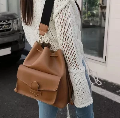 

Fashion Brand Bucket Shoulder Bags Female Large Capacity Designer Handbags Women Shopper Bags PU Leather Ladies Hand Bags