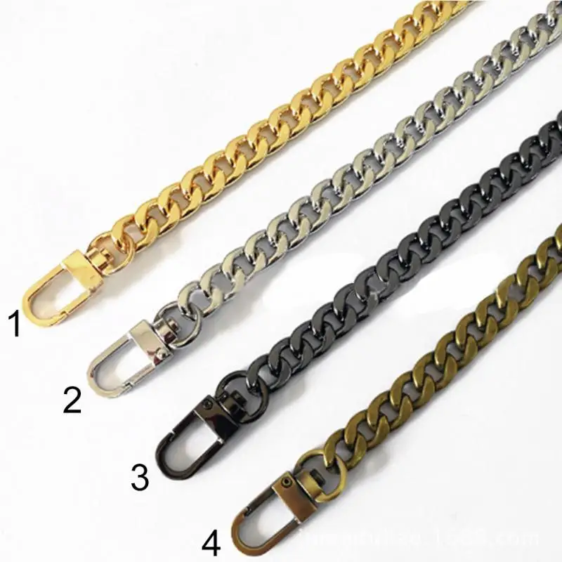 

120cm Shoulder Bag Straps Metal DIY Bag Chain Strap Metal Strap Handbags Accessories Parts Replacement Snake Long Belts Handle