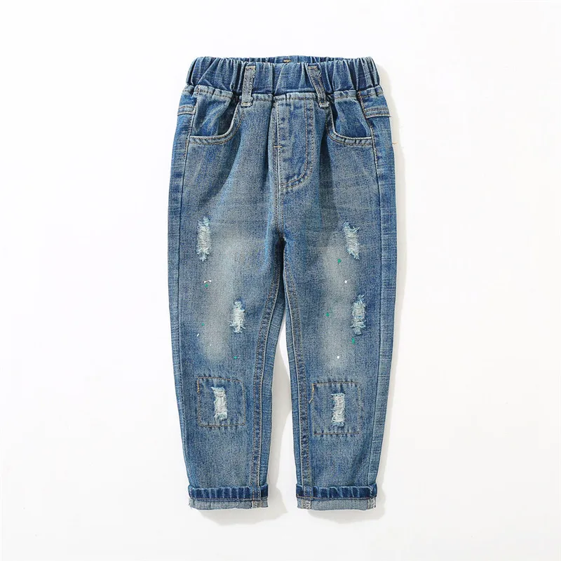 Autumn Fashion 1-7T Baby Pants Boys Jeans Children Clothing Teenager Trousers Bottom Boys Pants Baby Jeans Denim Kids Clothes