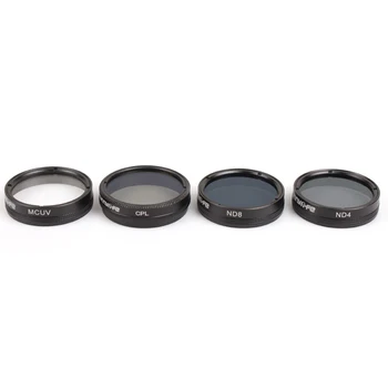 

4PCS Filter Lens Set CPL Polarizer +ND4+ND8 Filter+MCUV + CPL Lens for DJI Mavic Pro RC Aerial camera