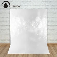 Allenjoy photo background White backdrop blur bokeh spots horizonal baby photography backdrops Photo background