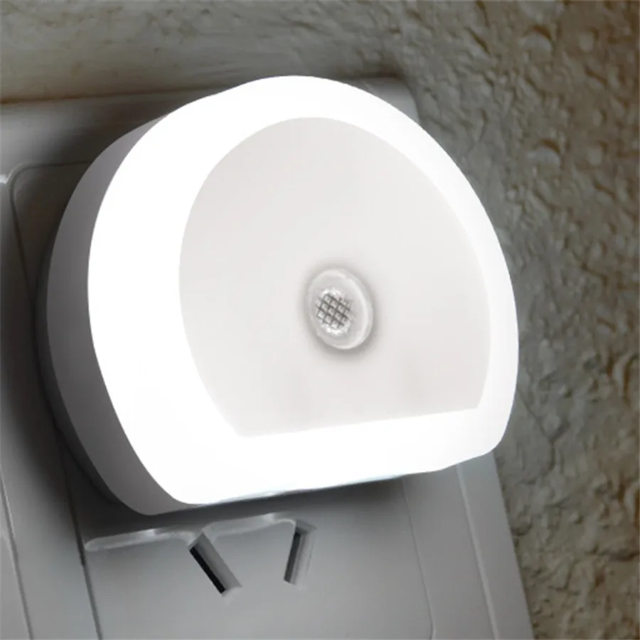 

AC 110-240V Wall Lamp Switch On/Off With 2USB Charging Port Sensor Wall Light EU US Plug Mini Led Night Light Bathroom Bedroom